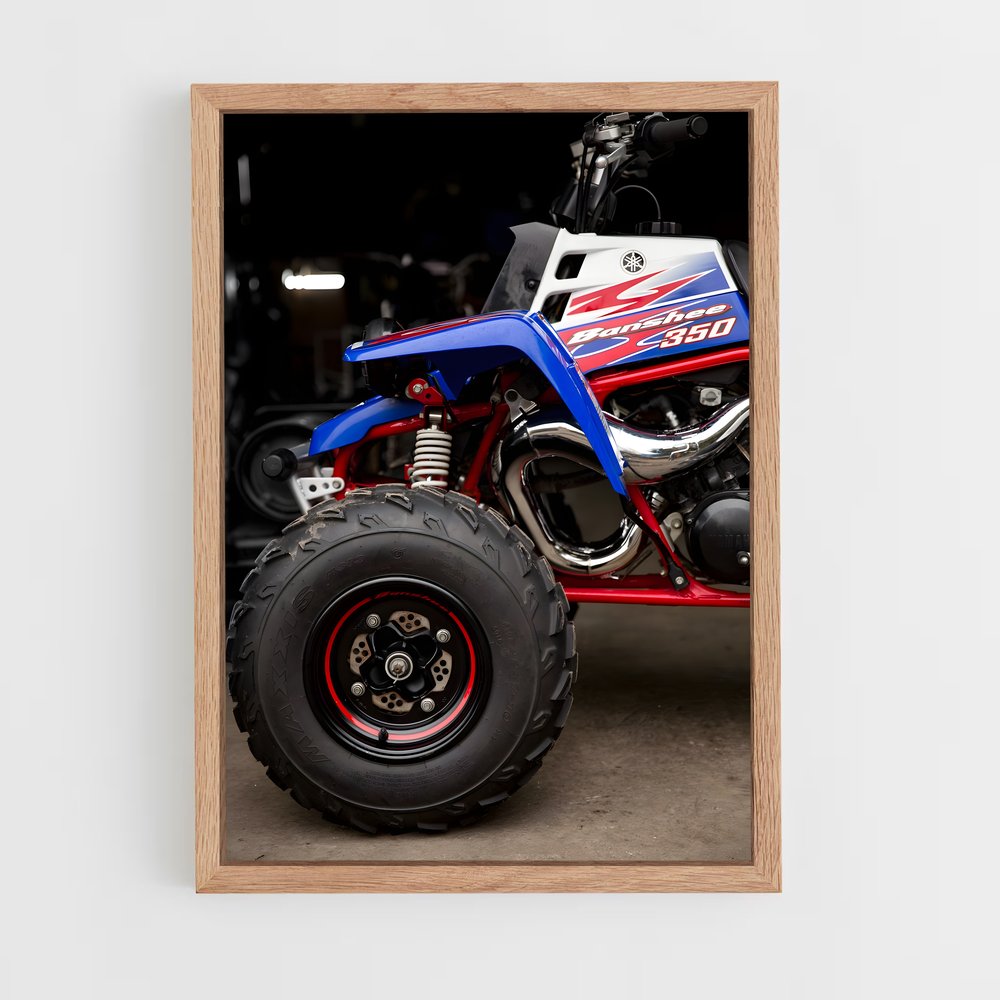 Poster Aventure en Garage – affiche Yamaha (vue 4)